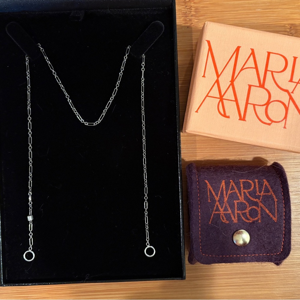 Marla Aaron Silver Chain Necklace